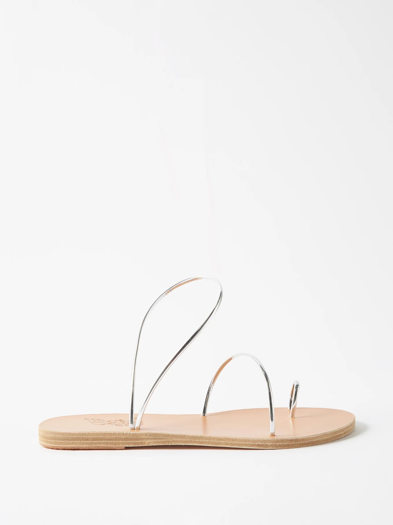 Chora metallic-leather sandals | Matches (US)