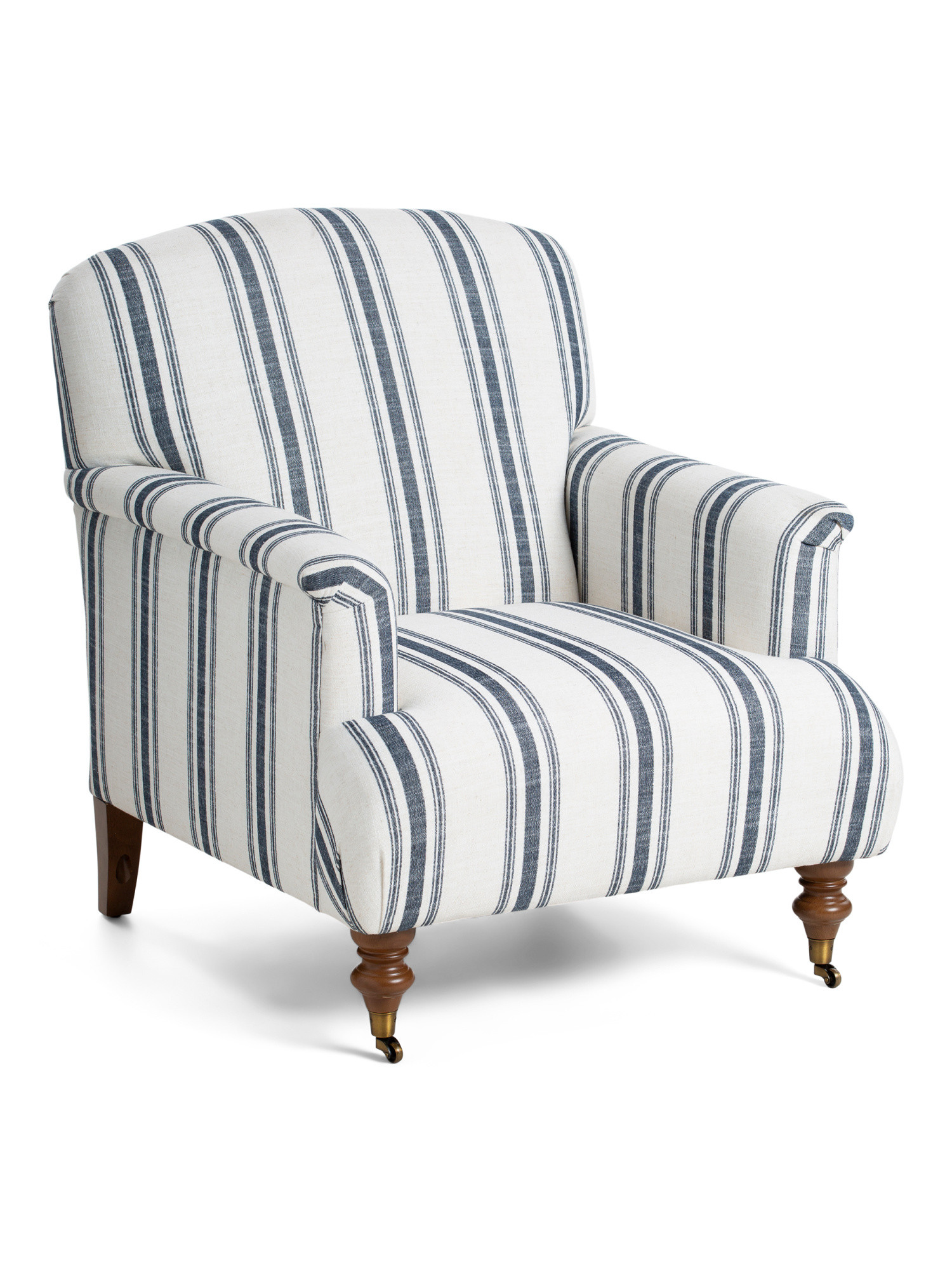 30.5x36 Striped Accent Chair On Casters | Furniture & Lighting | Marshalls | Marshalls