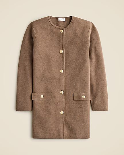 Long Giselle sweater blazer | J. Crew US