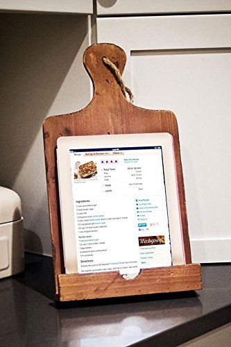 Wooden Vertical Cook Book Holder | Amazon (US)