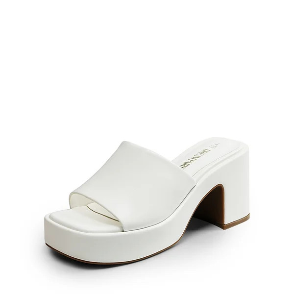 Slip On Chunky Platform Slide Sandals | Dream Pairs