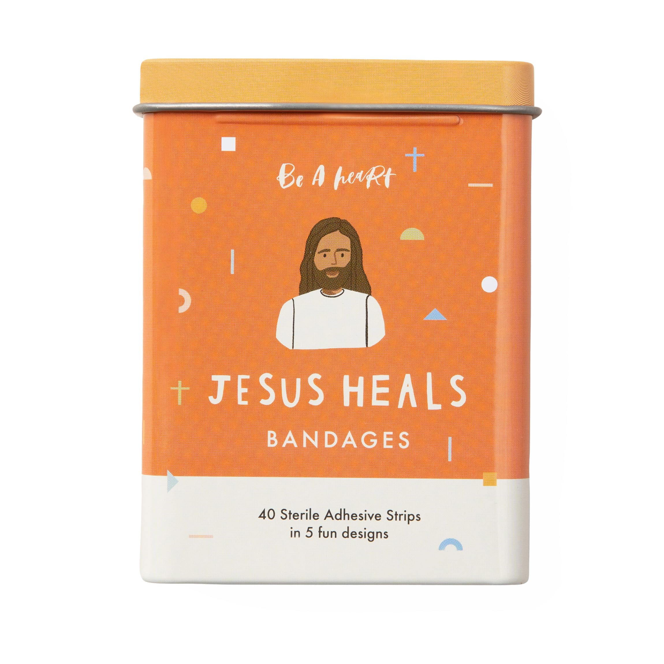Be A Heart Original Jesus Heals Bandages, Kids Adhesive Bandages, Band-Aid for Kids (2 Bandage Ti... | Amazon (US)