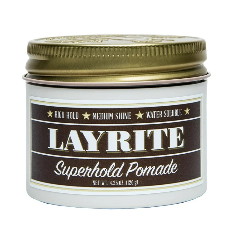 Layrite Superhold Pomade (High Hold Medium Shine Water Soluble) 120g/4.25oz | Walmart (US)