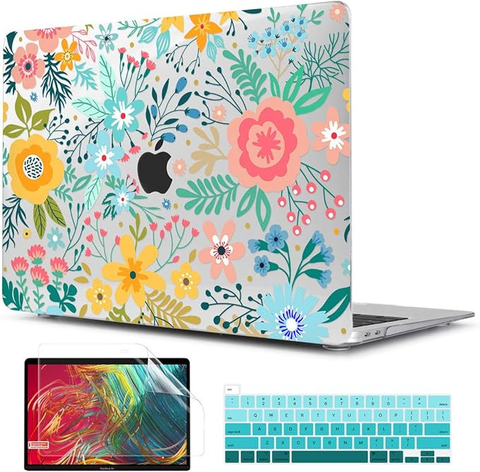 TwoL Compatible with MacBook Pro 13 inch Case 2022 2021 2020, Plastic Hard Shell Case Cover and S... | Amazon (US)