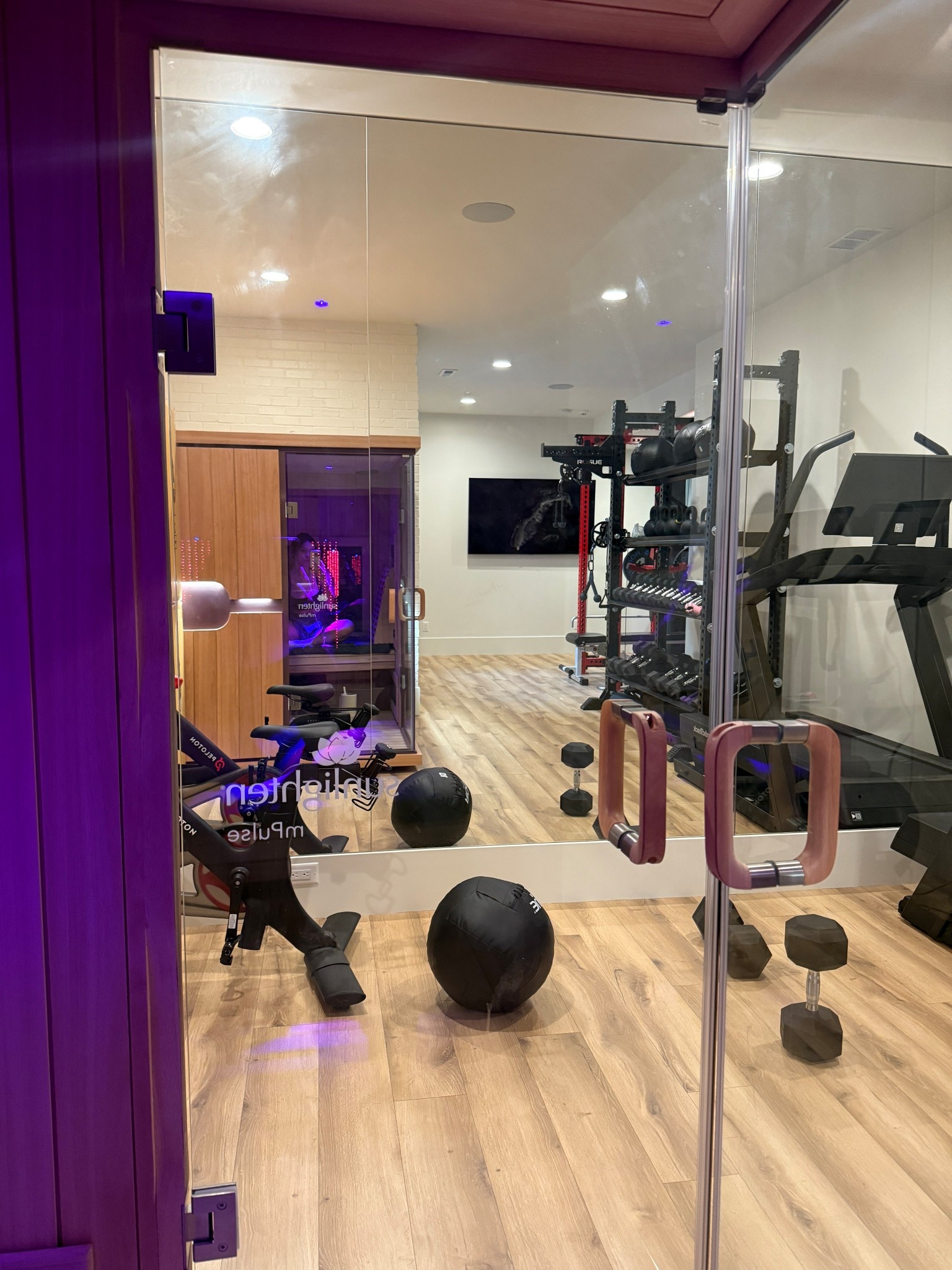 Sauna views. I’ve found that I use the sauna so much more in the cold months. I have a highlight on my IG with all the sauna details.

#LTKActive #LTKHome