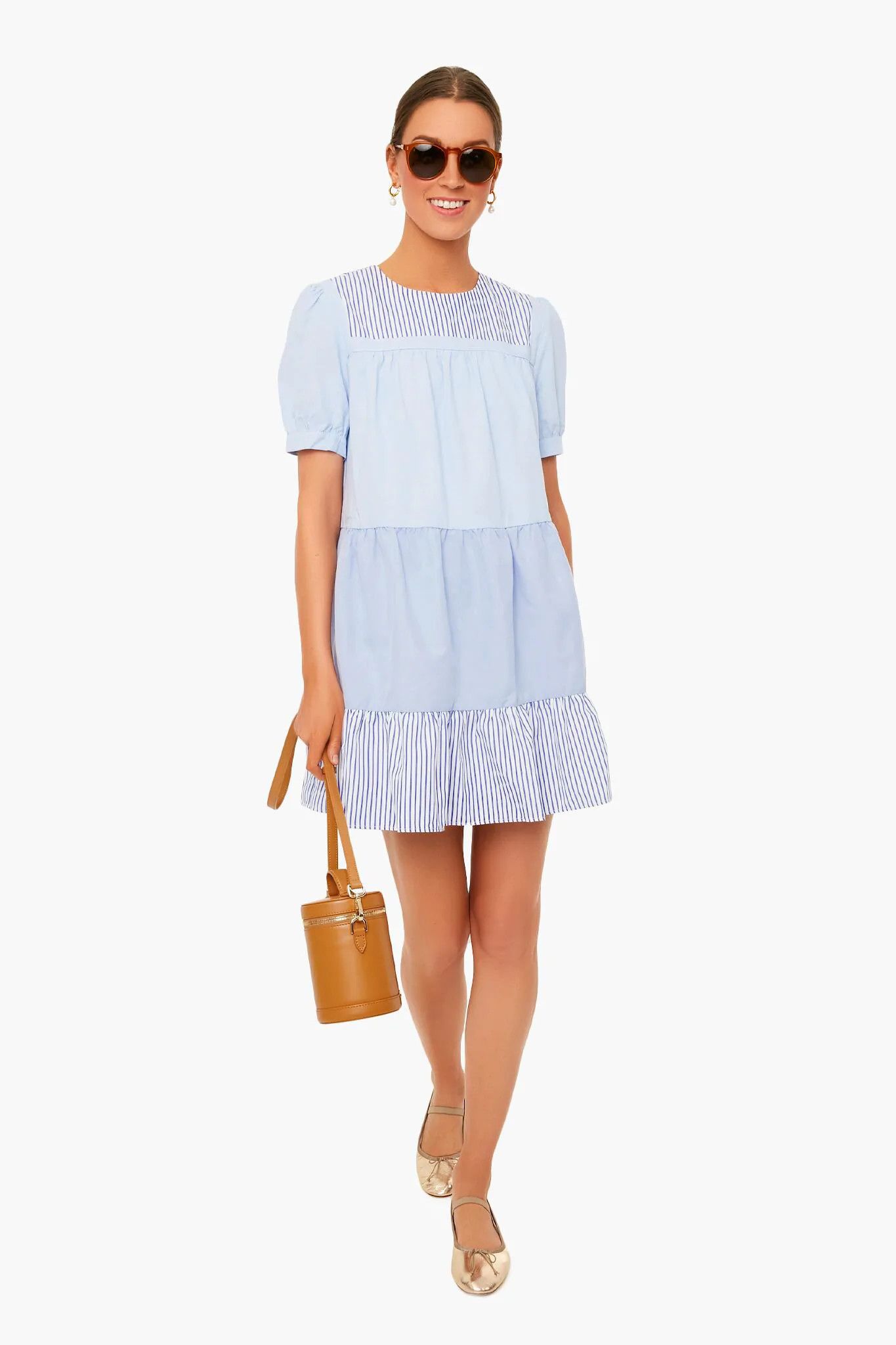 Exclusive Blue Striped Quinn Dress | Tuckernuck (US)