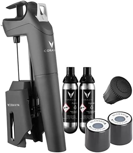 Coravin Timeless Three Plus Wine by the Glass System - Includes 1 Wine Preserver, 2 Argon Gas Capsul | Amazon (US)