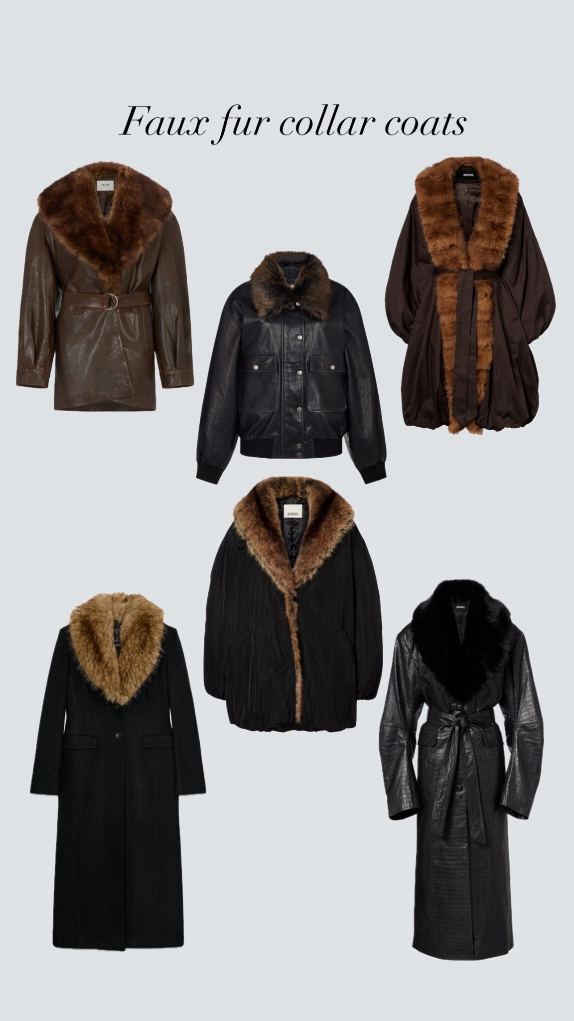 Absolutely love this faux fur collar trend - so chic for the colder months! 

#LTKautumn #LTKwinter #LTKstyletip