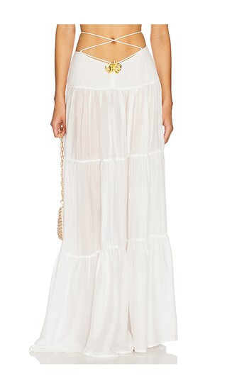 Cin Cin Song Orchid Skirt in White. - size XS | Revolve Clothing (Global)