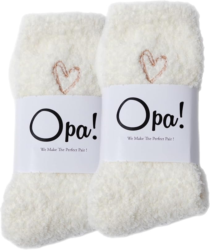 Opa! Ultra Soft Fuzzy Socks for Women & Men- Warm & Cozy Cloud Socks for Sleeping, Gifts, Travel,... | Amazon (US)