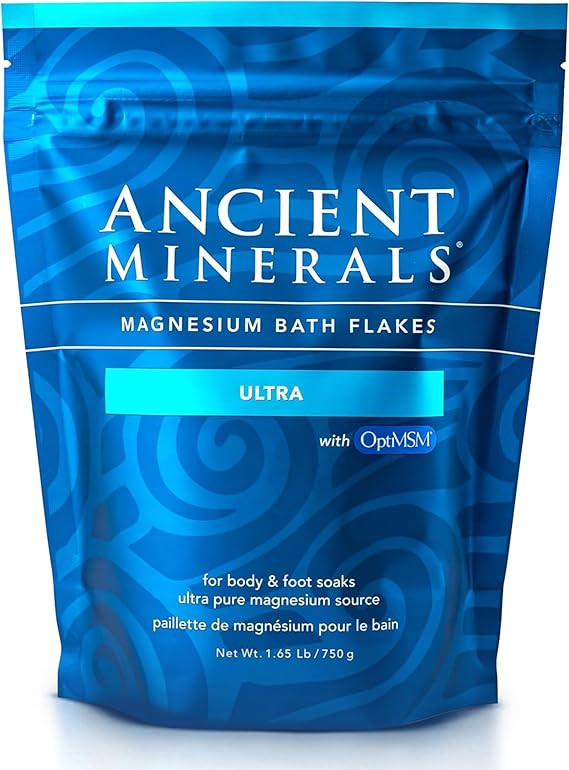 Amazon.com: Ancient Minerals Magnesium Bath Flakes Ultra with OptiMSM – Pure Zechstein Magnesiu... | Amazon (US)
