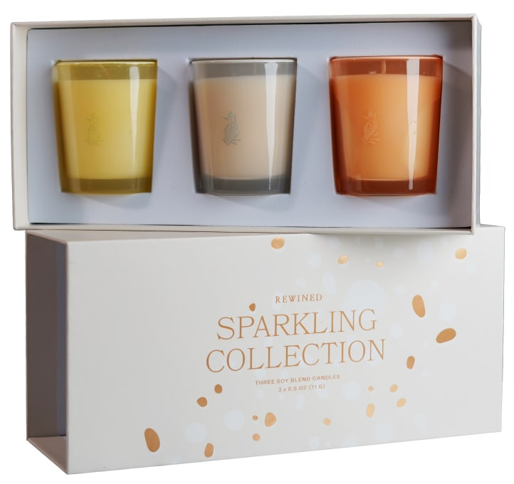 Rewined Sparkling Candle Gift Set | Wine.com | Wine.com