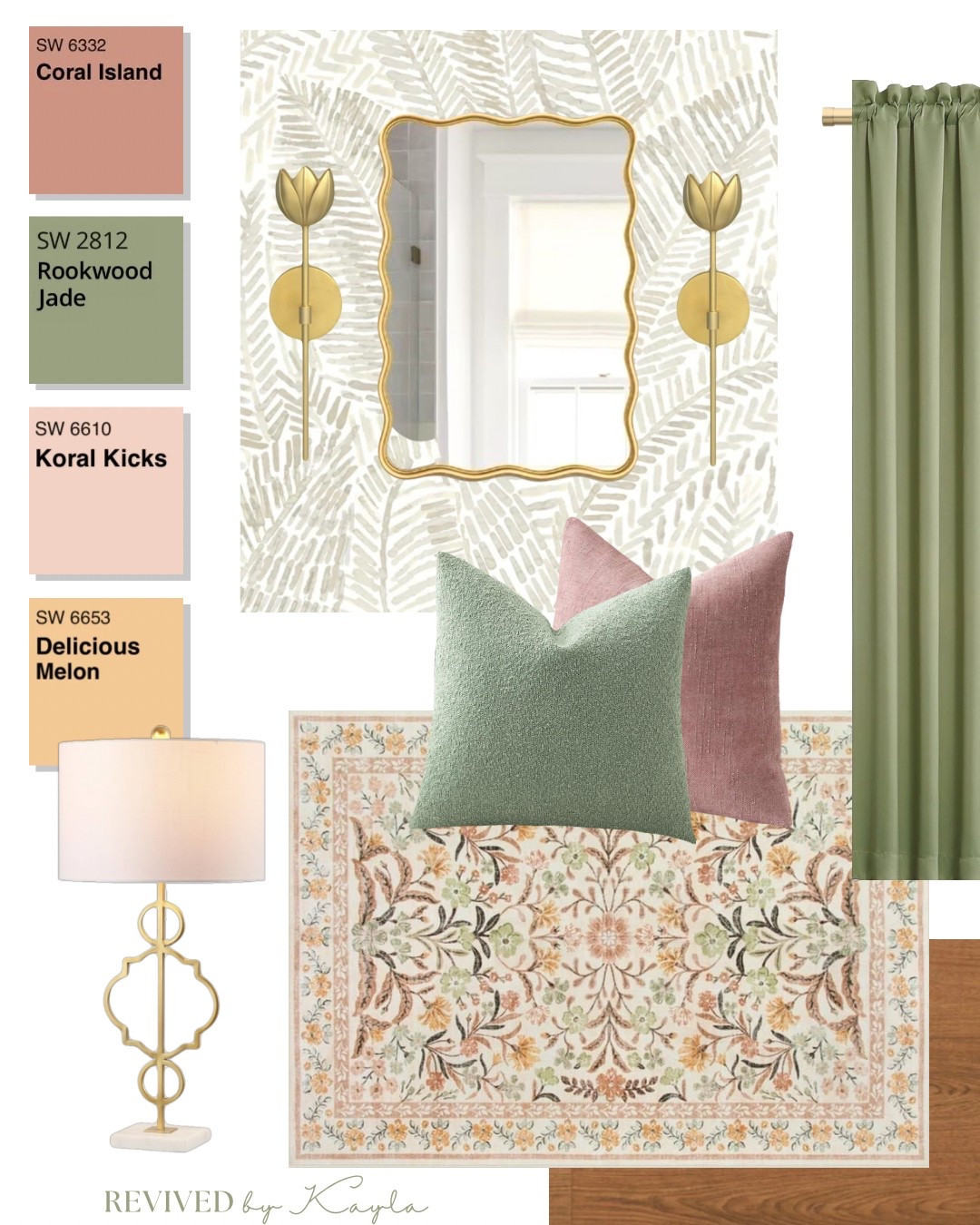 Pink and green home color palette ✨ 

#homedecor #home #homeideas #homeinspo #homecolors 

#LTKFindsUnder100 #LTKHome #LTKFindsUnder50