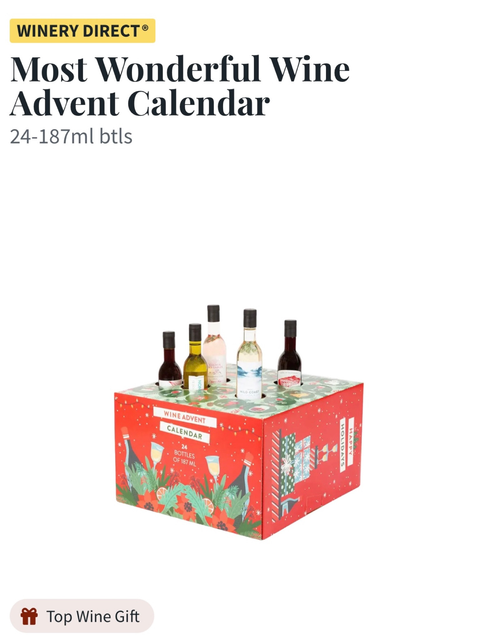 Wine advent calendars. Nuff said. Get it now, thank me later 

#LTKparties #LTKHoliday #LTKSeasonal