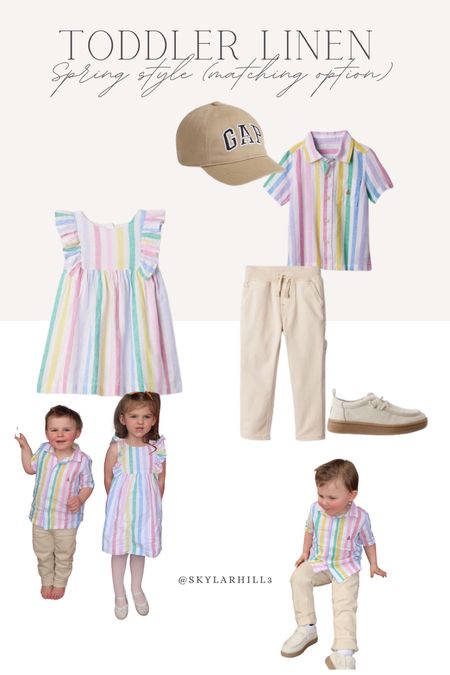 Toddler spring outfit idea! Matching option too for siblings 🌸✨💛

#LTKkids #LTKSeasonal #LTKstyletip