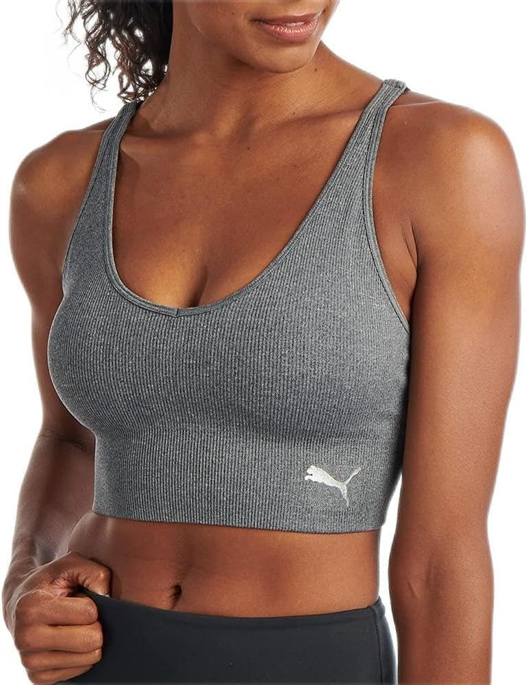 PUMA Womens Mirrored Seamless Sports Bra | Amazon (CA)