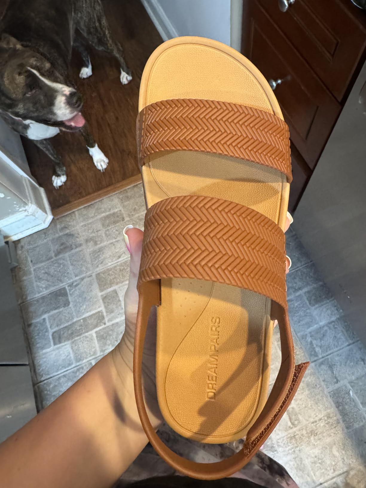 DREAM PAIRS Women Water Sandals Comfortable Flat Beach Platform Dressy Summer Walking Shoes | Amazon (US)