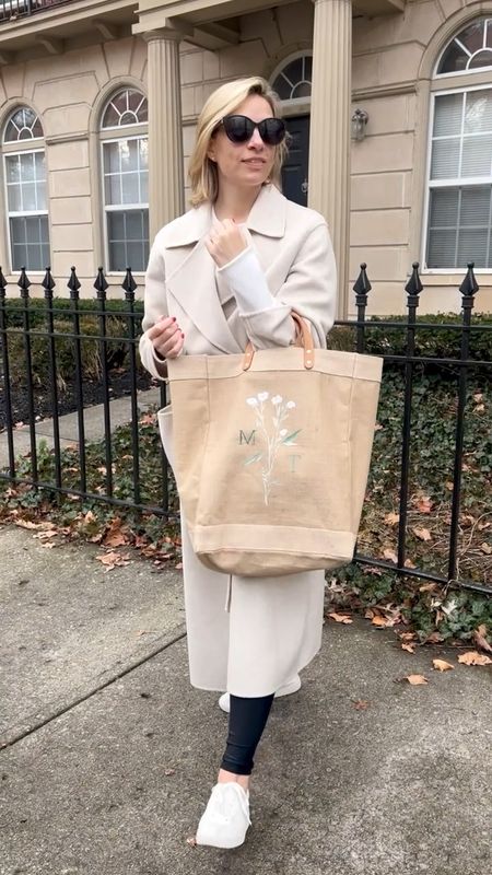 #ad My cute personalized @apolis Original Market Bag has made running errands so much easier 🛍️ I can throw anything in it - all my books, groceries, clothes, food I am taking to a picnic, and more. It has a spill-proof lining so anything goes! And when you buy a bag you are helping to break poverty cycles.  

*You can shop the tote - personalize today, ships tomorrow- on my LTK page under @blushandblooms ♥️ #ApolisGlobalCitizen 