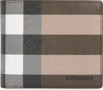 Burberry Check E-Canvas International Bifold Wallet | Nordstrom | Nordstrom