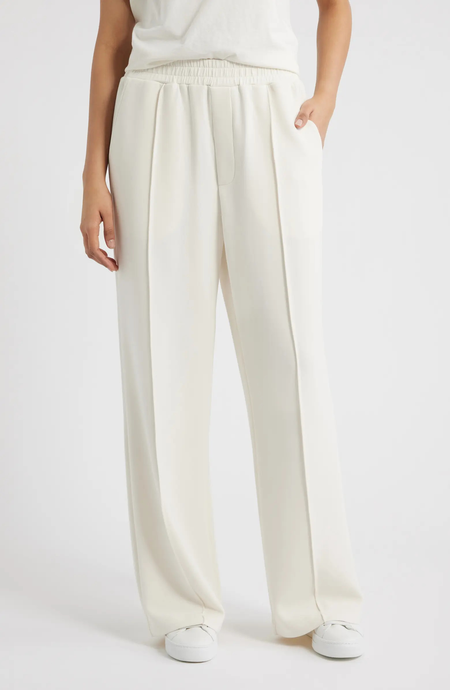 Pintuck Wide Leg Pants | Nordstrom