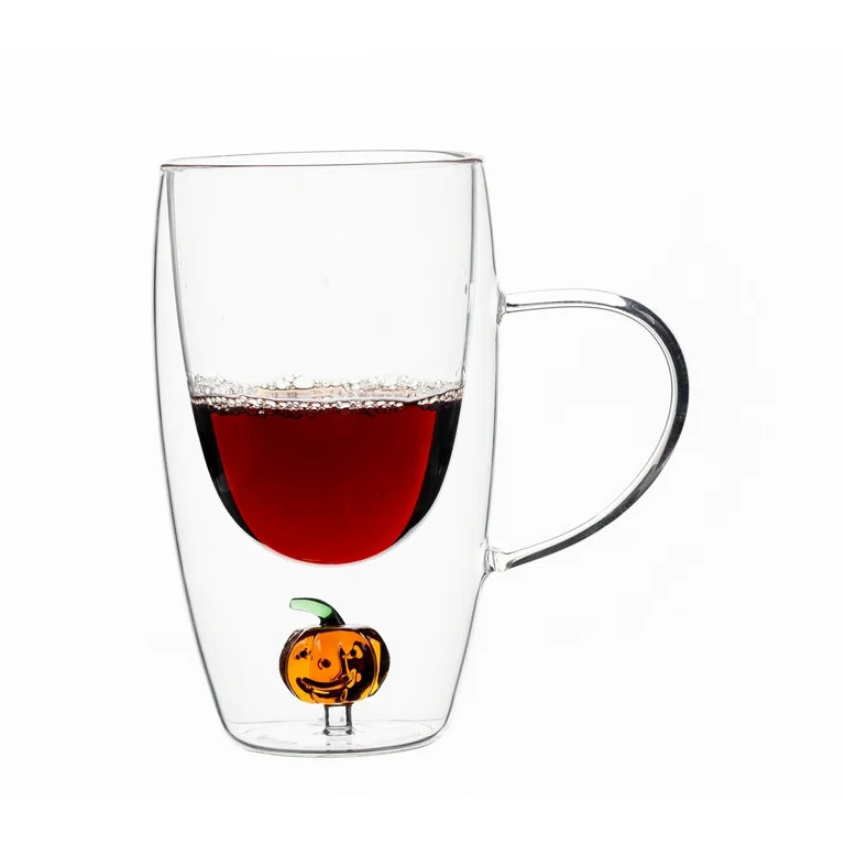 Way to Celebrate Coffee Glass Mug Pumpkin | Walmart (US)