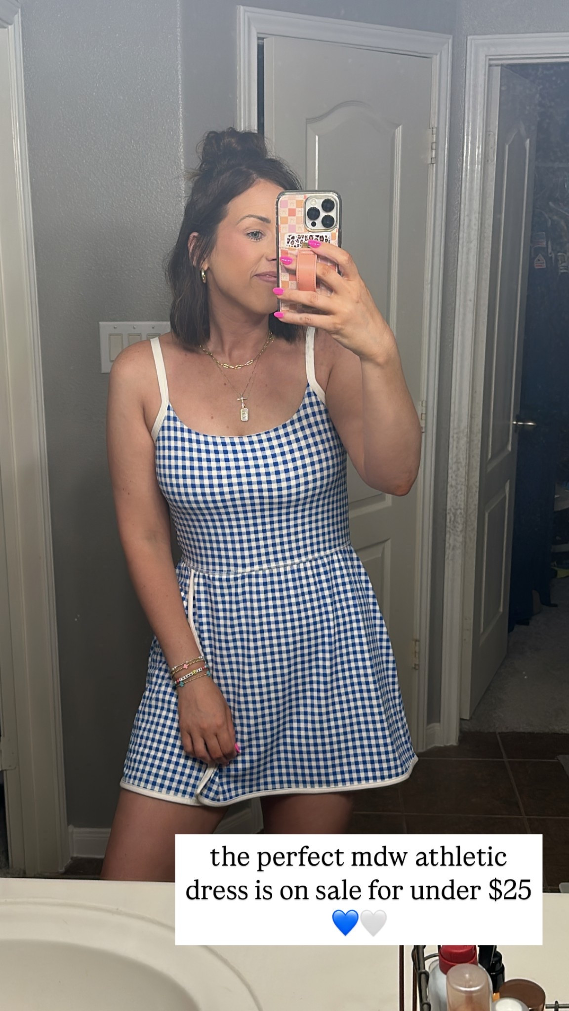 Target athletic dress on sale for under $25 🤍💙 wearing a L! 

#LTKSeasonal #LTKSummerEdit #LTKActive