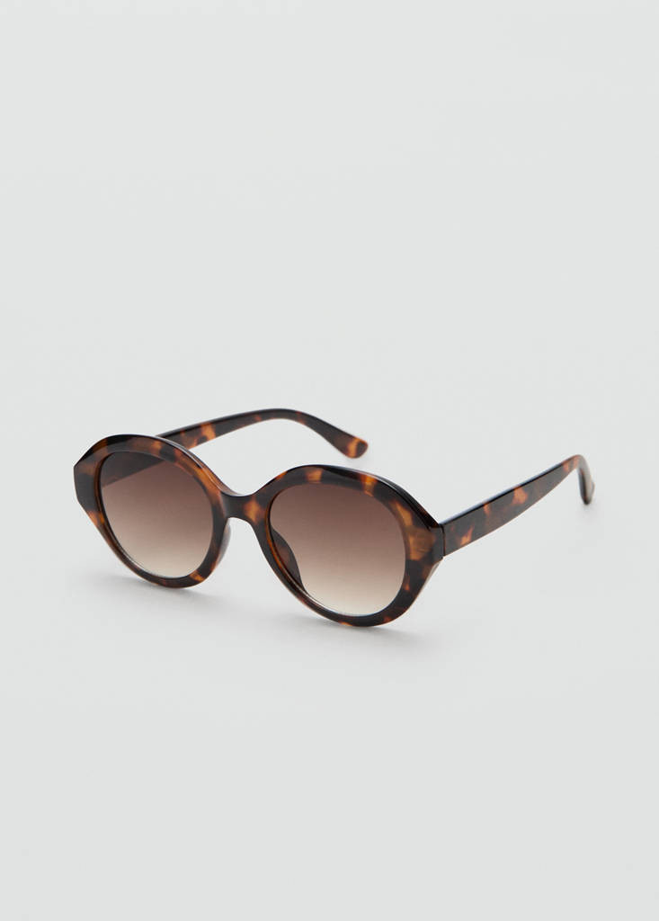 Resin frame sunglasses chocolate - Woman - One size - MANGO | MANGO (UK)