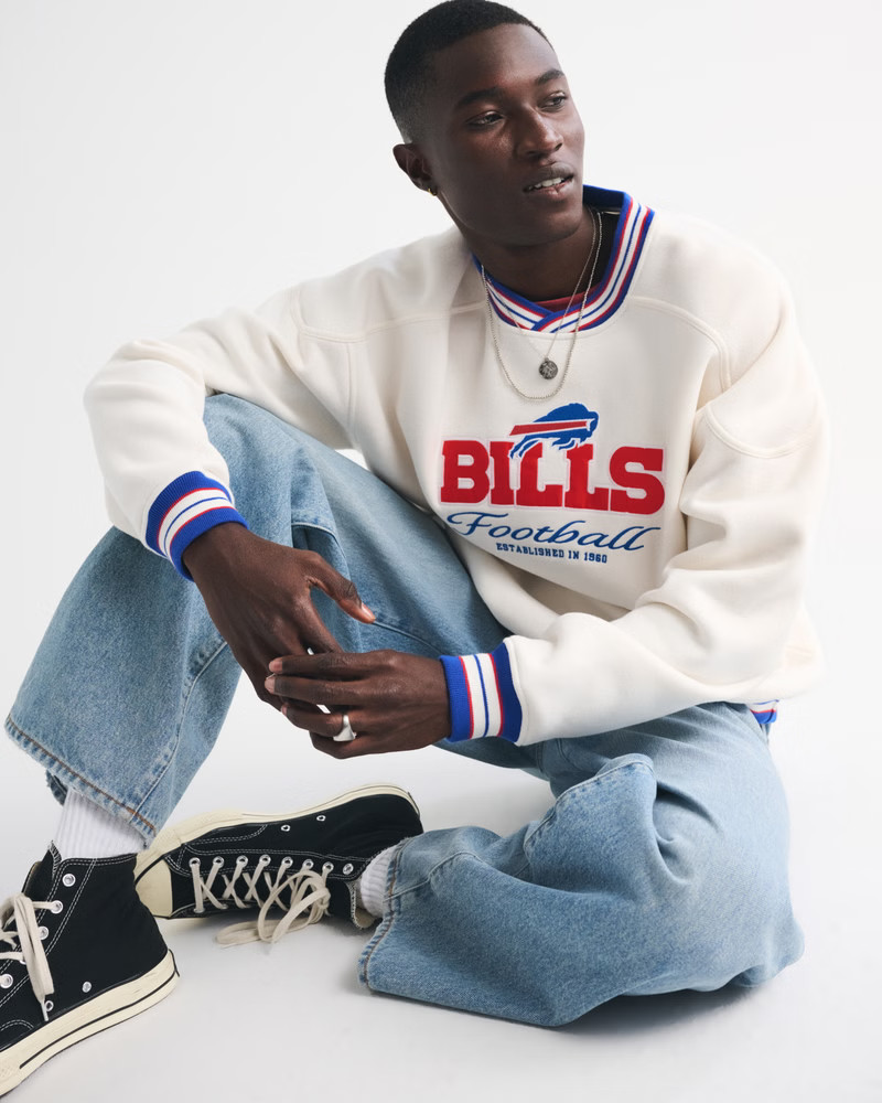 Buffalo Bills Vintage Sunday Crew | Abercrombie & Fitch (US)