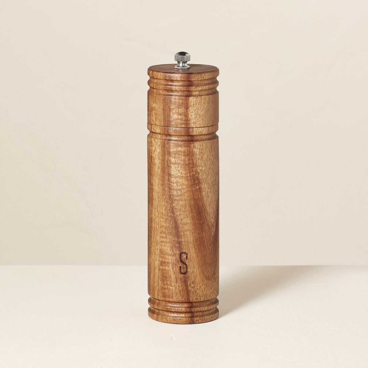 Wood Salt Grinder 7.5" Brown - Hearth & Hand™ with Magnolia | Target