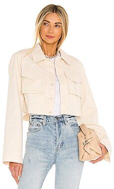 Lovers and Friends Angeles Cropped Jacket in Ivory from Revolve.com | Revolve Clothing (Global)
