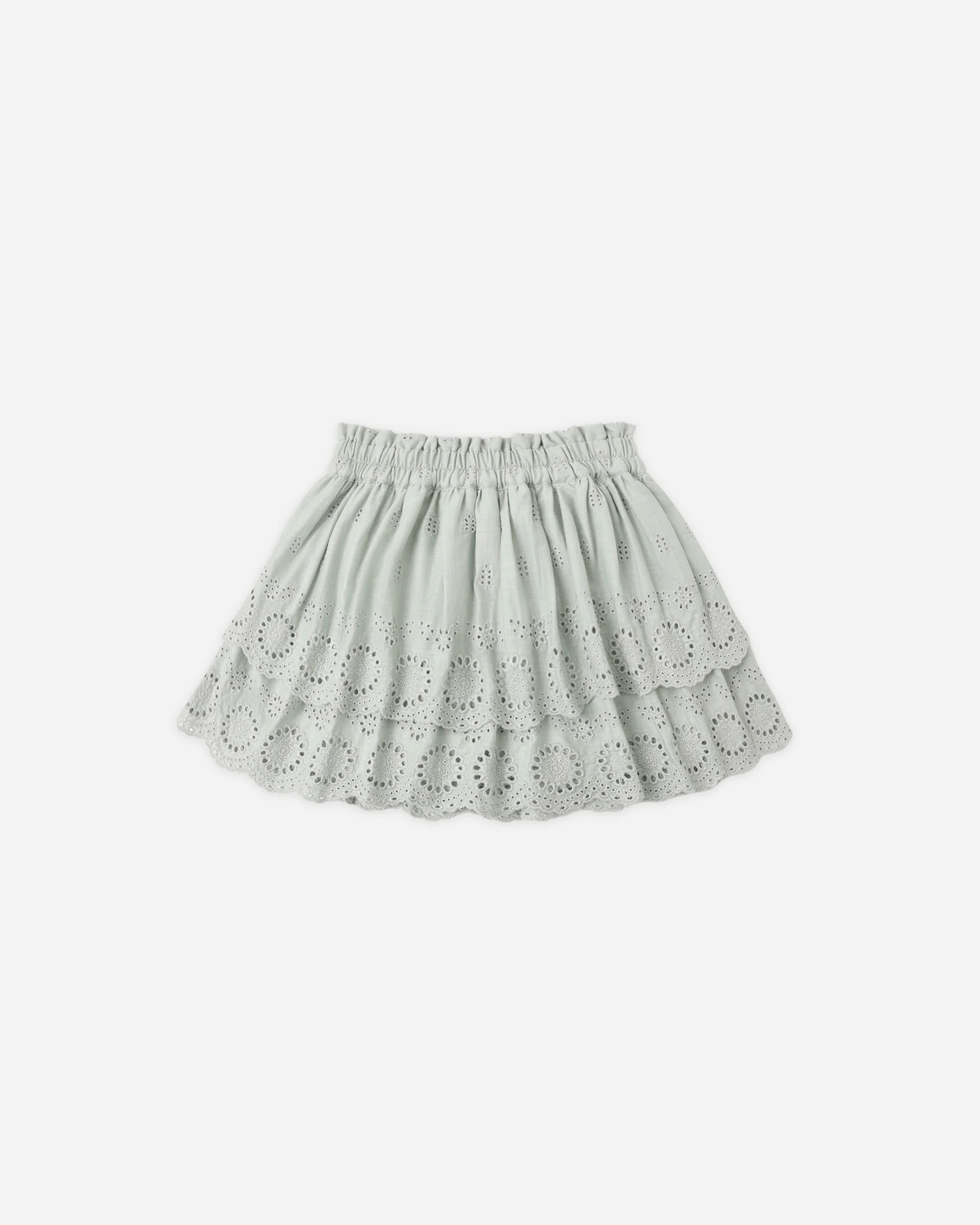Rose Mini Skirt Seafoam | Rylee + Cru