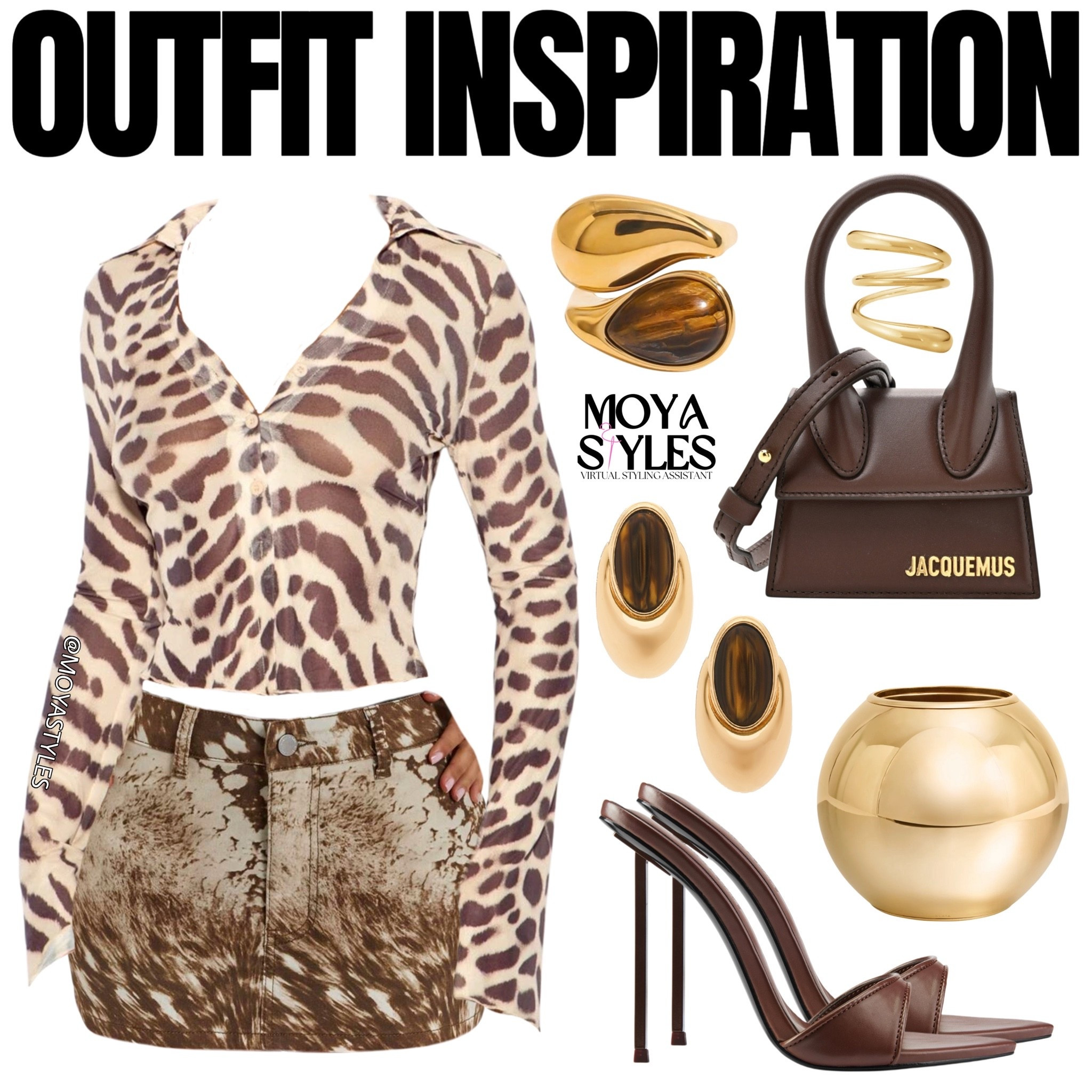 Mixing Prints 26 

The heels are the Whiskey Slipper from Femme LA. 

The ring is the Mara Amber Pearl Ring from Avaria.

#LTKootd