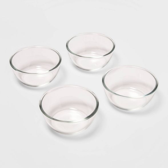 16oz Set of 4 Glass Prep Bowls - Made By Design™ | Target
