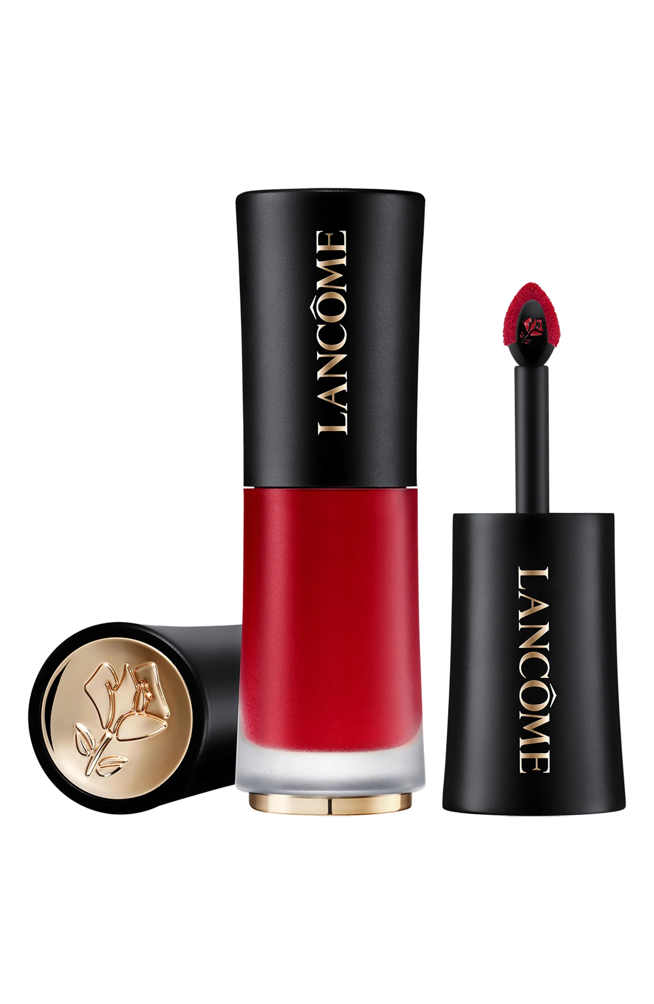 Lancome L'Absolu Rouge Drama Ink Liquid Lipstick in 525 French Bisou at Nordstrom | Nordstrom