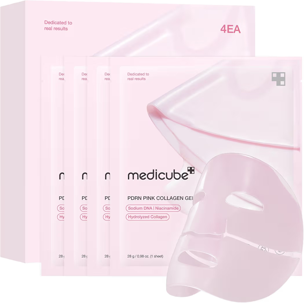 medicube Salmon DNA PDRN pink collagen jelly gel mask | overnight face mask for glass glow skin- ... | Amazon (US)
