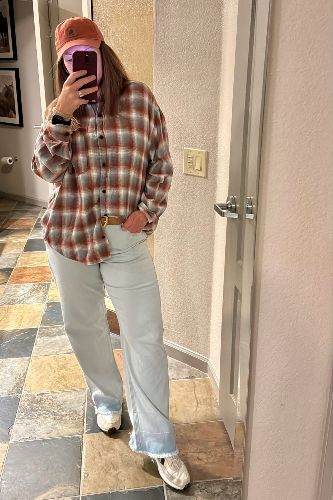Colorado Fall Day: picking up the boys at the airport and exploring Denver. 
Shirt: upsized to XL for oversized fit
Jeans: size 12
Sneakers: TTS

#falloutfit #flannelshirt #Carhartthat #nikesneakers #jeans 

#LTKTravel #LTKSeasonal #LTKMidsize