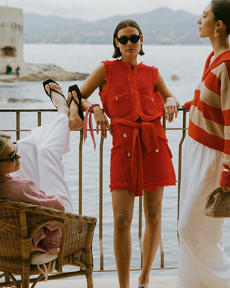 Textured vest in fine bouclé | J. Crew US