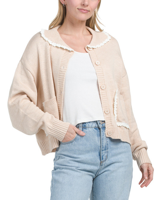 Scallop Detail Sweater | TJ Maxx