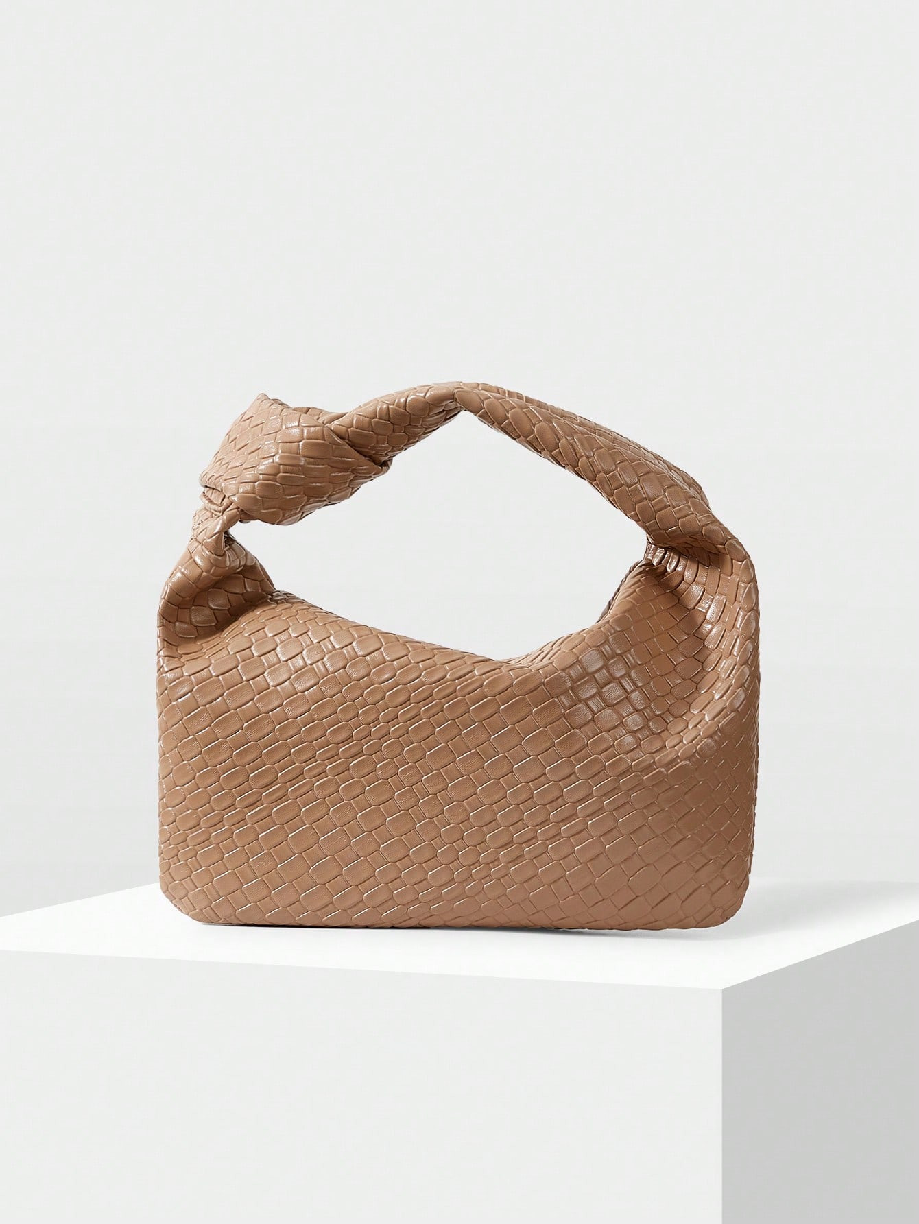 MOTF PREMIUM WOMEN'S COMMUTE SIMPLE EMBOSSED HANDBAG | SHEIN