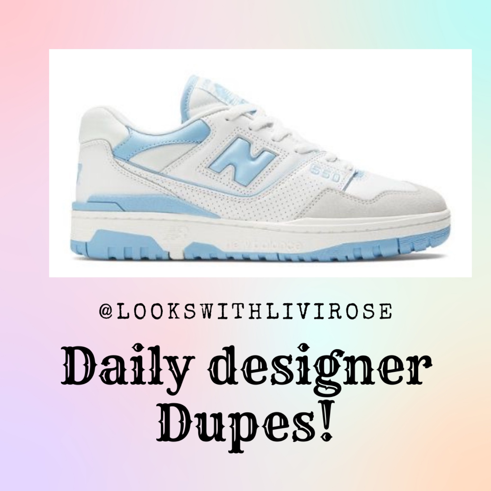 The 550’s are my FAV  

#LTKshoecrush #LTKstyletip #LTKfindsunder50