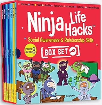 Ninja Life Hacks Social Awareness and Relationship Skills Box Set (Books 49-56: Sharing Ninja, L... | Amazon (US)