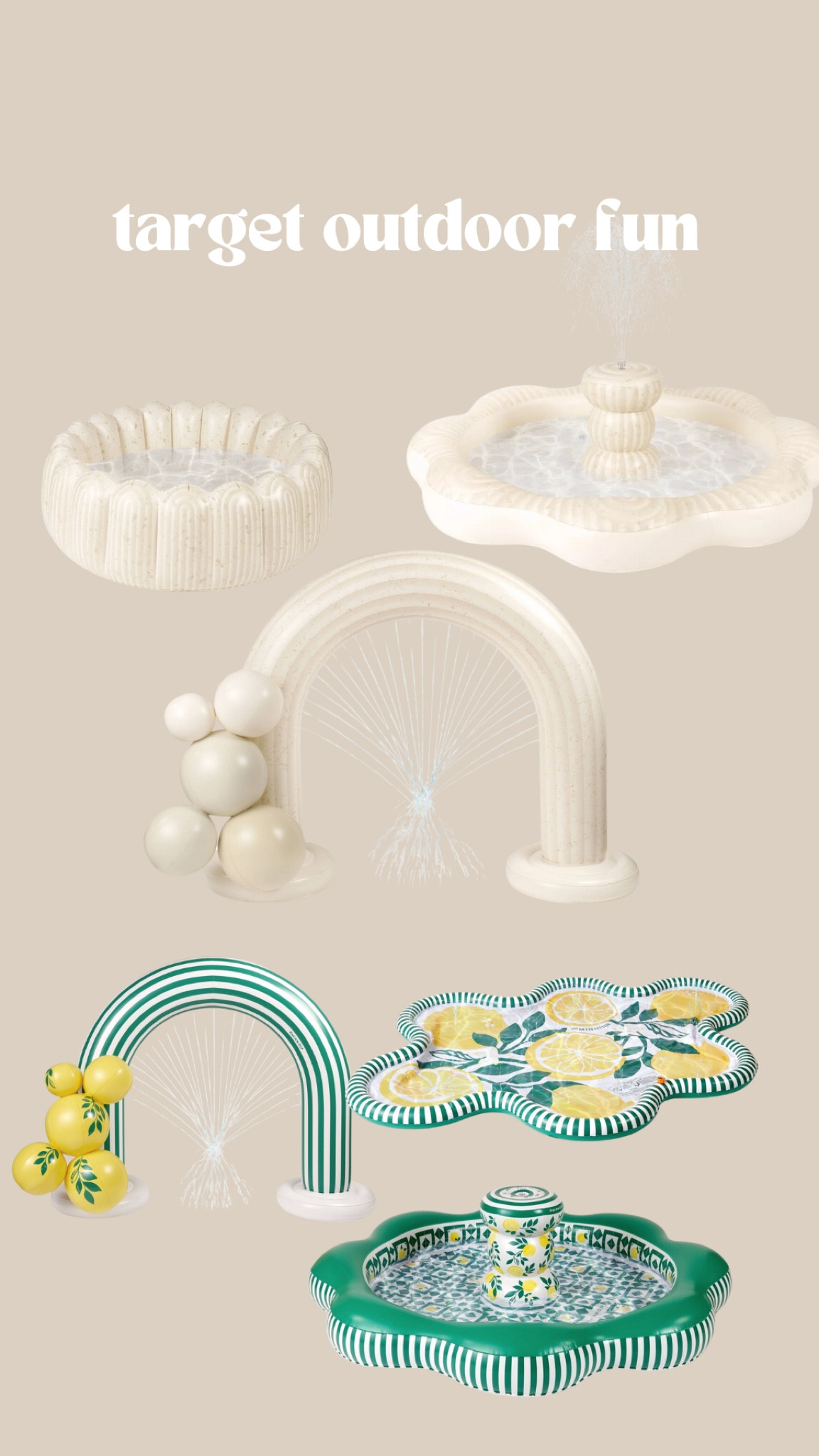 Target outdoor toddler pools and rainbow arch’ 

#LTKkids #LTKSeasonal #LTKfamily