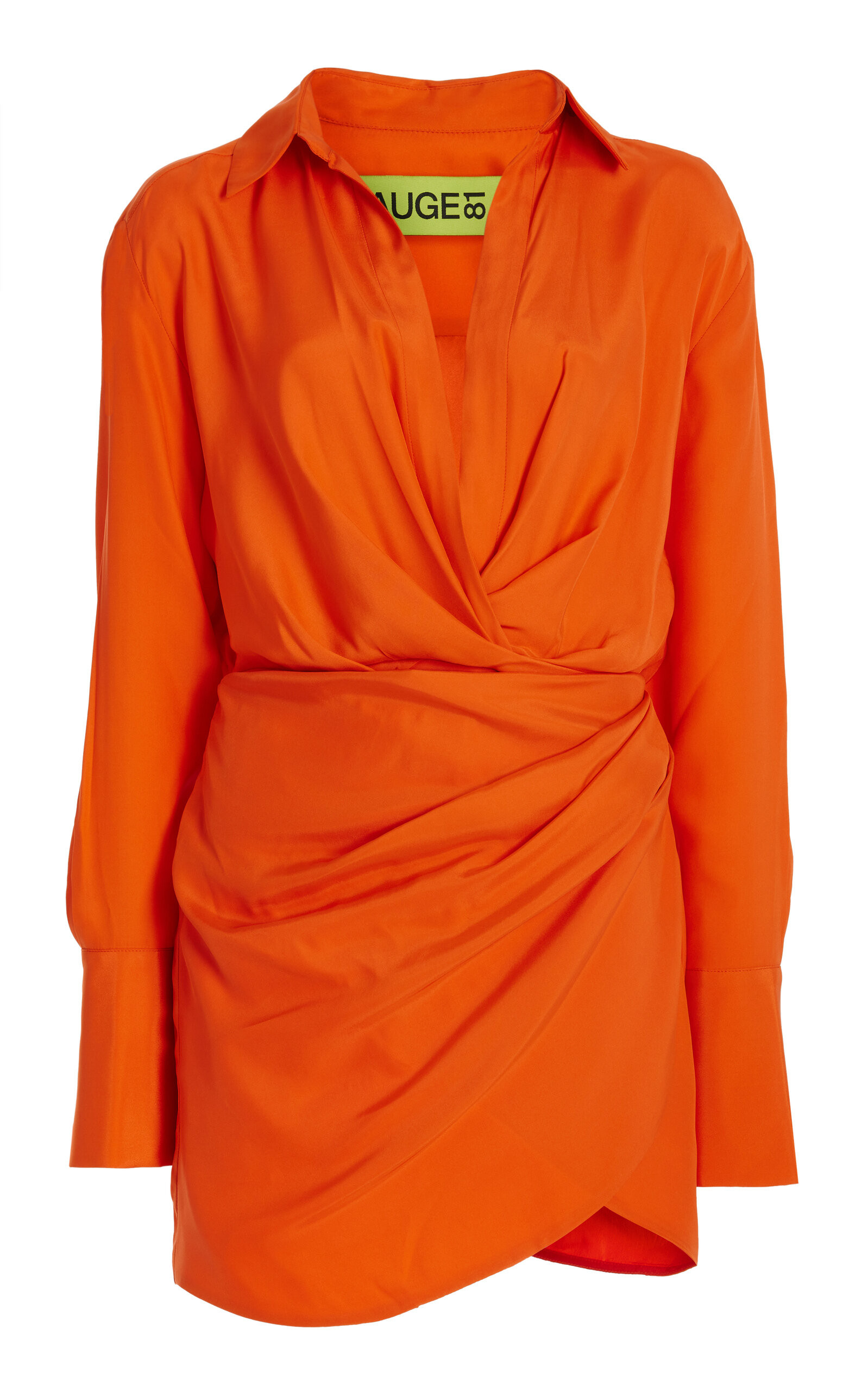 Gauge81 - Women's Naha Silk Mini Dress - Orange - L - Moda Operandi | Moda Operandi (Global)