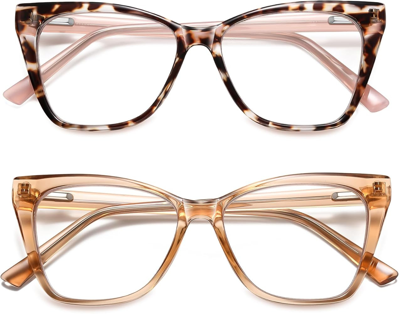 Oversized Reading Glasses Women Cat Eye Photochromic Computer Reader Stylish Ladies Designer Fash... | Amazon (US)