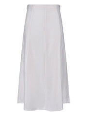 Calvin Klein A-Line Lyocell Skirt — White | Italist Inc.
