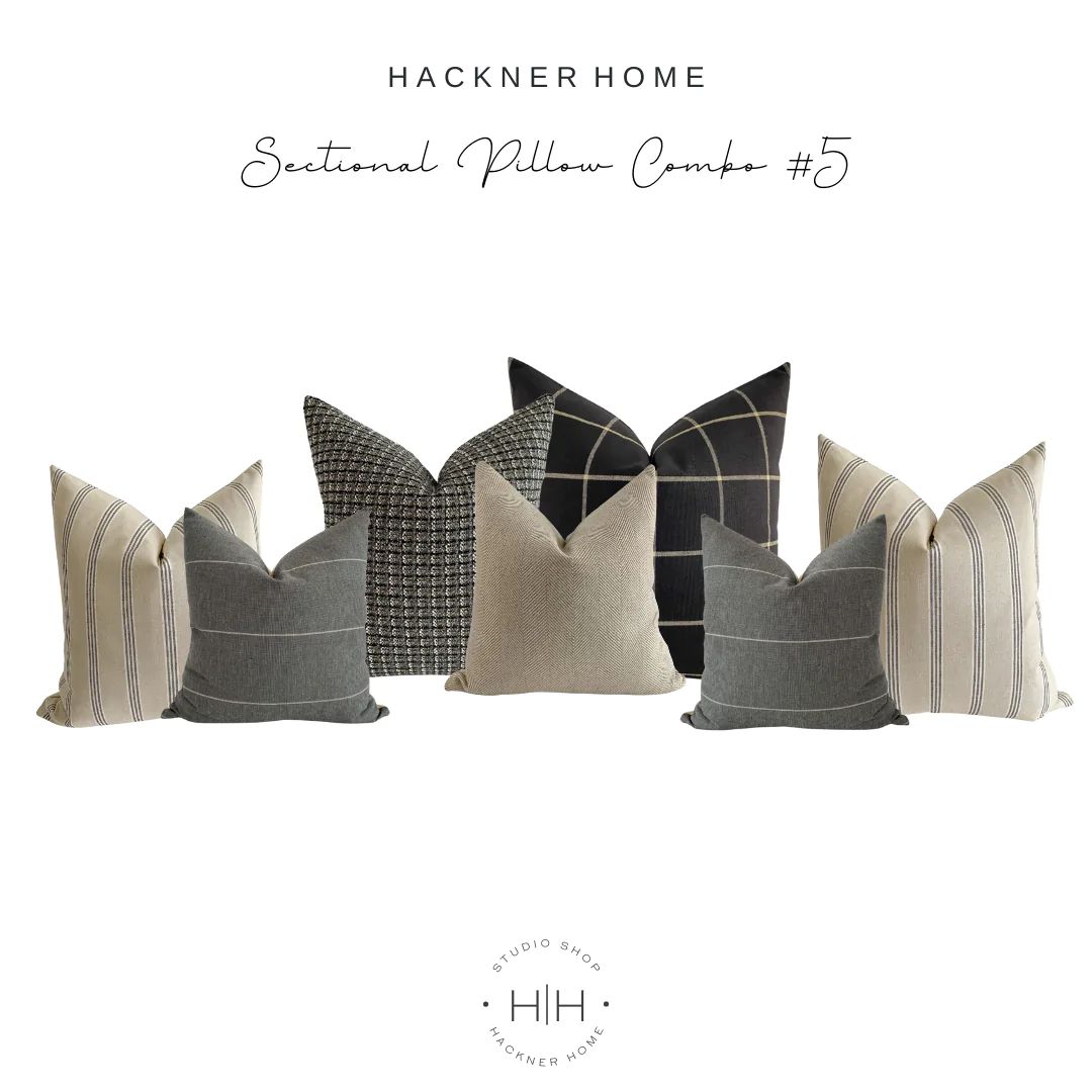 Sectional Pillow Combo #5 | Hackner Home (US)
