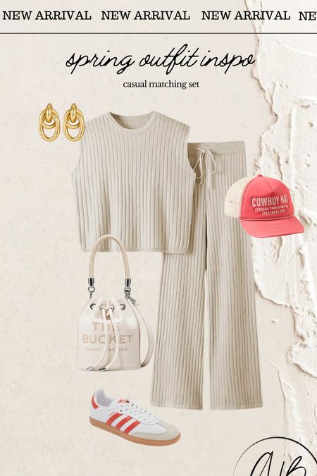 Casual everyday style matching set spring outfit inspo 

#LTKstyletip #LTKSeasonal #LTKfindsunder100