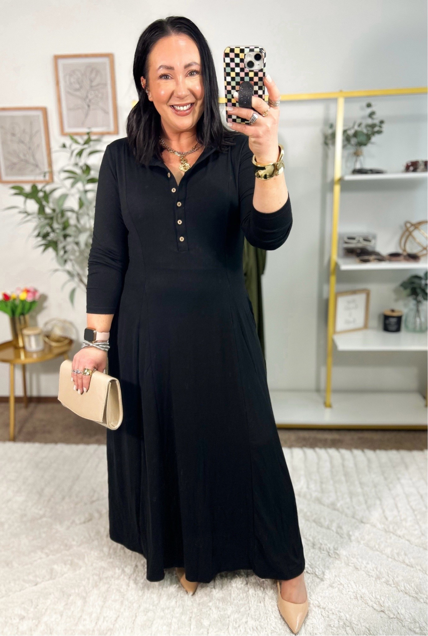 Comfy Amazon dress that you can easily dress up with heels and accessories! XL! 

#LTKFindsUnder50 #LTKMidsize #LTKPlusSize