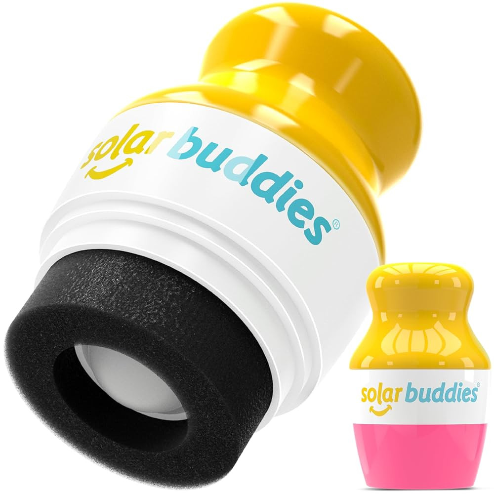 Solar Buddies Sunscreen Applicator - Single Pink - Refillable Roll on Sponge Sunscreen, Suncream ... | Amazon (US)