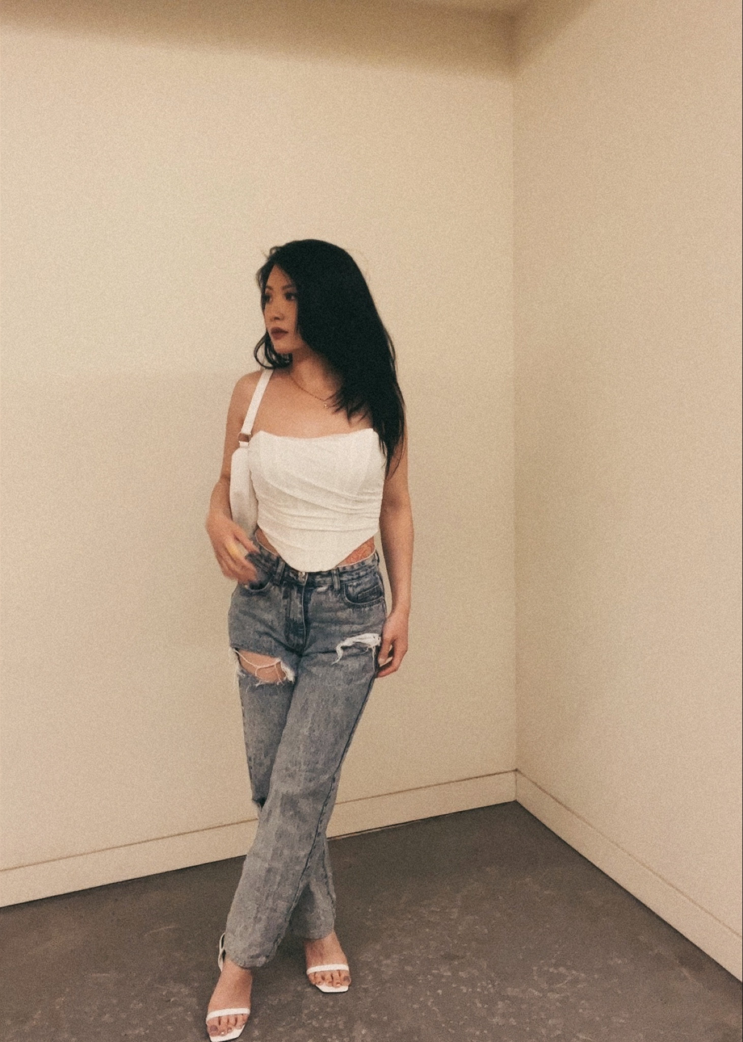 white strapless corset top, petite distressed straight leg jeans, trendy handbags, white strappy heels, Amazon finds, Amazon fashion, ASOS, NineWest, Summer fashion, summer style inspo, corset top outfit 

#LTKstyletip #LTKFind #LTKunder100